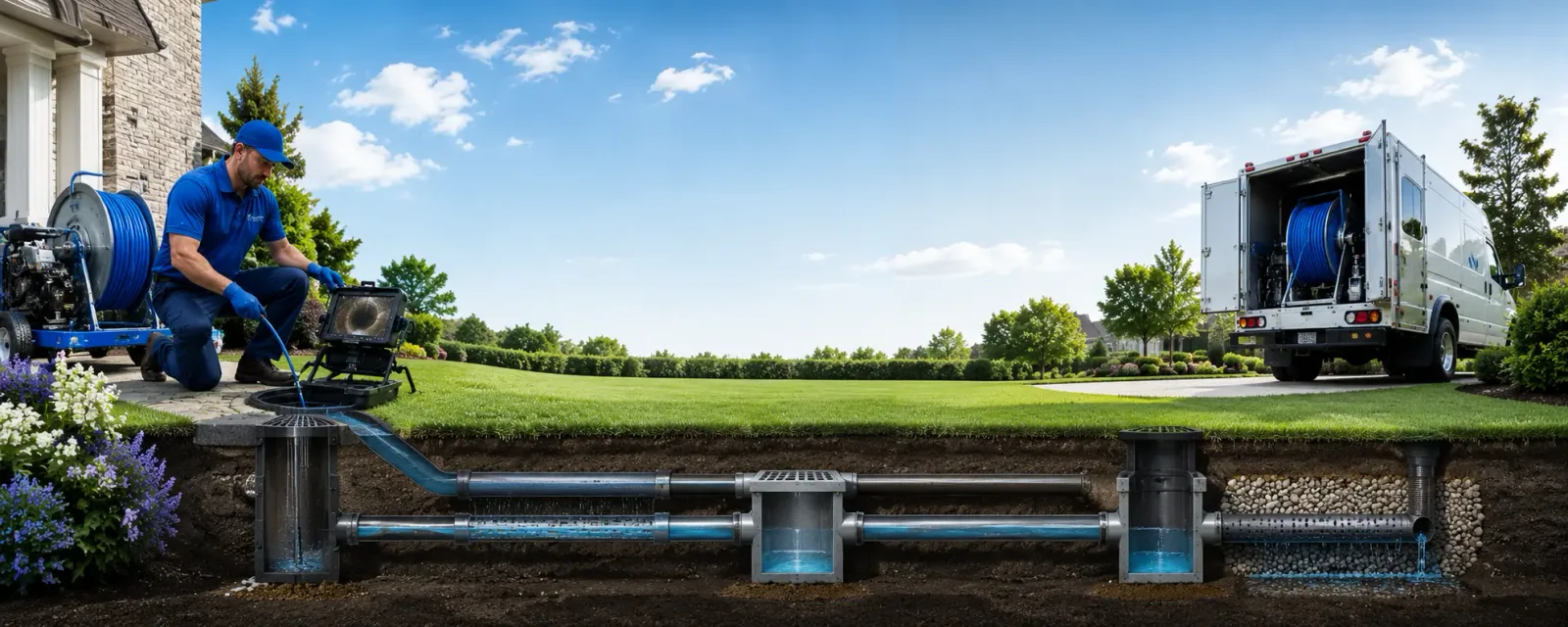 Outdoor drain cleaning information for Mont Clare, PA